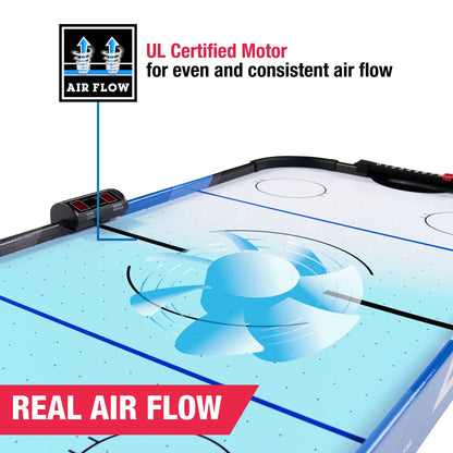 Air Hockey  Tabletop, Blue, 37.25"