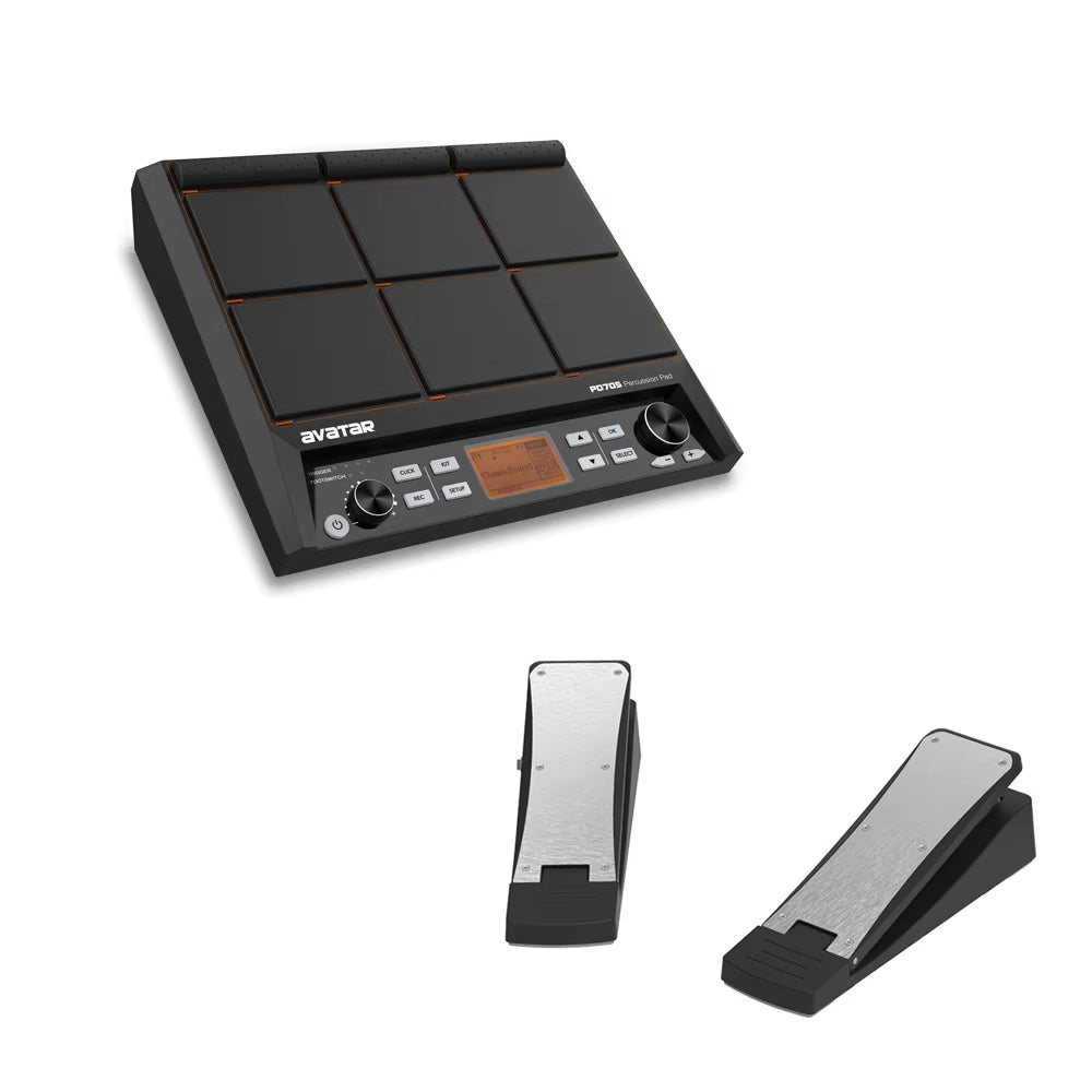 Electronic Percussion Board PD705 Electronic Sound Percussion Pad Portable Electronic Drum