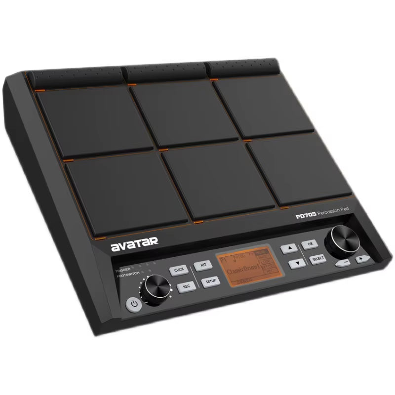 Electronic Percussion Board PD705 Electronic Sound Percussion Pad Portable Electronic Drum