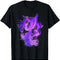 Phoenix Bird Design with Purple Fire T-Shirt